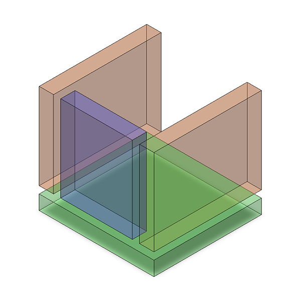 Visualização da construção